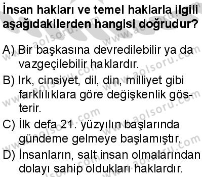 Seçmeli Demokrasi ve İnsan Hakları 1 Dersi 2024-2025 yılı 2. Dönem sınavı 3. Soru Seçmeli Demokrasi ve İnsan Hakları 1 Dersi 2024-2025 yılı 2. Dönem sınavı 3. Soru