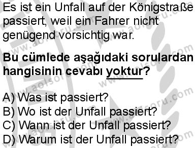 Almanca 7 Dersi 2024-2025 yılı 2. Dönem sınavı 6. Soru Almanca 7 Dersi 2024-2025 yılı 2. Dönem sınavı 6. Soru