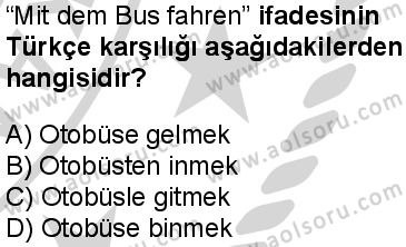 Almanca 7 Dersi 2024-2025 yılı 2. Dönem sınavı 7. Soru Almanca 7 Dersi 2024-2025 yılı 2. Dönem sınavı 7. Soru