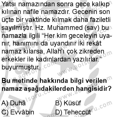 Fıkıh 2 Dersi 2024-2025 yılı 2. Dönem sınavı 3. Soru Fıkıh 2 Dersi 2024-2025 yılı 2. Dönem sınavı 3. Soru