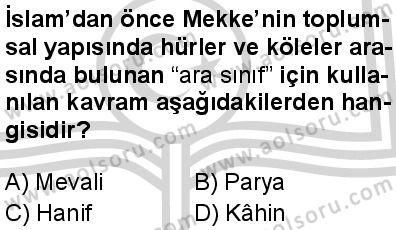Seçmeli Peygamberimizin Hayatı 1 Dersi 2024-2025 yılı 2. Dönem sınavı 3. Soru Seçmeli Peygamberimizin Hayatı 1 Dersi 2024-2025 yılı 2. Dönem sınavı 3. Soru