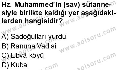 Seçmeli Peygamberimizin Hayatı 1 Dersi 2024-2025 yılı 2. Dönem sınavı 5. Soru Seçmeli Peygamberimizin Hayatı 1 Dersi 2024-2025 yılı 2. Dönem sınavı 5. Soru
