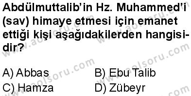 Seçmeli Peygamberimizin Hayatı 1 Dersi 2024-2025 yılı 2. Dönem sınavı 6. Soru Seçmeli Peygamberimizin Hayatı 1 Dersi 2024-2025 yılı 2. Dönem sınavı 6. Soru