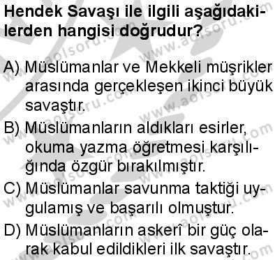 Seçmeli Peygamberimizin Hayatı 1 Dersi 2024-2025 yılı 2. Dönem sınavı 9. Soru Seçmeli Peygamberimizin Hayatı 1 Dersi 2024-2025 yılı 2. Dönem sınavı 9. Soru