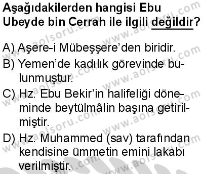 Seçmeli Peygamberimizin Hayatı 6 Dersi 2024-2025 yılı 2. Dönem sınavı 5. Soru Seçmeli Peygamberimizin Hayatı 6 Dersi 2024-2025 yılı 2. Dönem sınavı 5. Soru