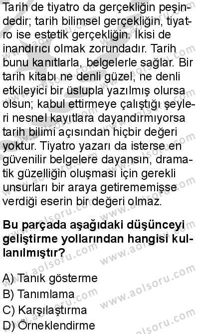 Türk Dili ve Edebiyatı 1 Dersi 2024-2025 yılı 2. Dönem sınavı 3. Soru Türk Dili ve Edebiyatı 1 Dersi 2024-2025 yılı 2. Dönem sınavı 3. Soru