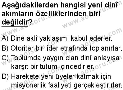 Dinler Tarihi 2 Dersi 2024-2025 yılı 2. Dönem sınavı 10. Soru Dinler Tarihi 2 Dersi 2024-2025 yılı 2. Dönem sınavı 10. Soru
