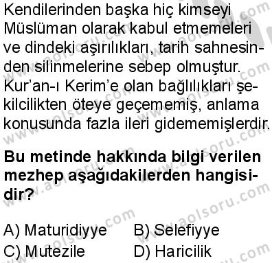 Kelam 2 Dersi 2024-2025 yılı 2. Dönem sınavı 5. Soru Kelam 2 Dersi 2024-2025 yılı 2. Dönem sınavı 5. Soru