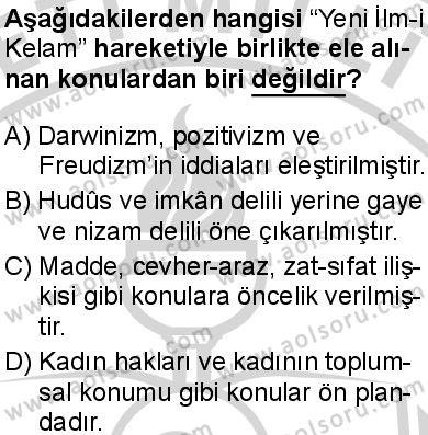 Kelam 2 Dersi 2024-2025 yılı 2. Dönem sınavı 7. Soru Kelam 2 Dersi 2024-2025 yılı 2. Dönem sınavı 7. Soru