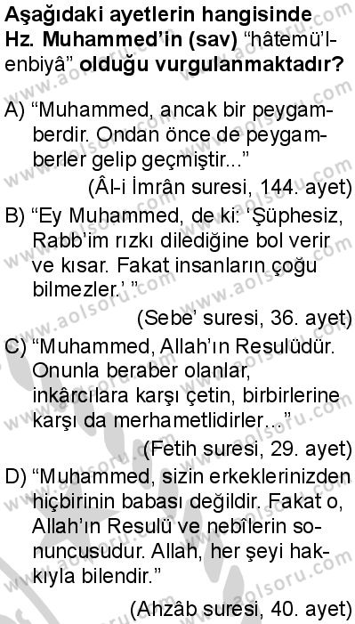 Kelam 2 Dersi 2024-2025 yılı 2. Dönem sınavı 10. Soru Kelam 2 Dersi 2024-2025 yılı 2. Dönem sınavı 10. Soru
