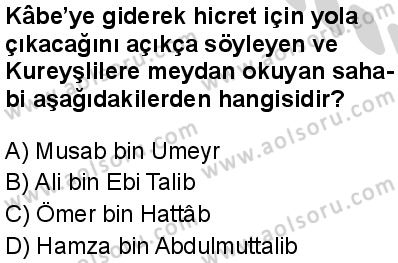 Siyer 2 Dersi 2024-2025 yılı 2. Dönem sınavı 6. Soru Siyer 2 Dersi 2024-2025 yılı 2. Dönem sınavı 6. Soru