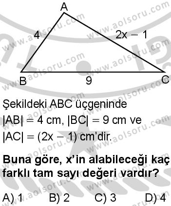 Matematik 1 Dersi 2024-2025 yılı 2. Dönem sınavı 9. Soru Matematik 1 Dersi 2024-2025 yılı 2. Dönem sınavı 9. Soru