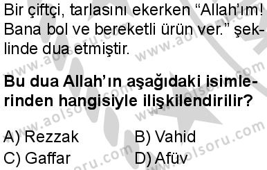 Din Kültürü ve Ahlak Bilgisi 3 Dersi 2024-2025 yılı 2. Dönem sınavı 3. Soru Din Kültürü ve Ahlak Bilgisi 3 Dersi 2024-2025 yılı 2. Dönem sınavı 3. Soru
