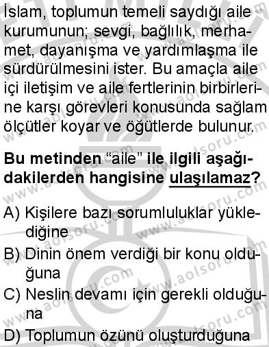 Din Kültürü ve Ahlak Bilgisi 3 Dersi 2024-2025 yılı 2. Dönem sınavı 6. Soru Din Kültürü ve Ahlak Bilgisi 3 Dersi 2024-2025 yılı 2. Dönem sınavı 6. Soru