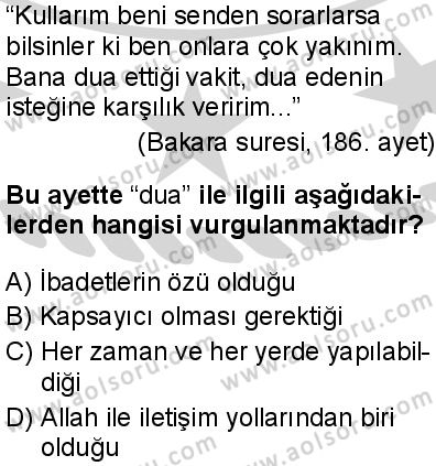 Din Kültürü ve Ahlak Bilgisi 3 Dersi 2024-2025 yılı 2. Dönem sınavı 7. Soru Din Kültürü ve Ahlak Bilgisi 3 Dersi 2024-2025 yılı 2. Dönem sınavı 7. Soru