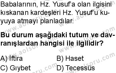Din Kültürü ve Ahlak Bilgisi 4 Dersi 2024-2025 yılı 2. Dönem sınavı 7. Soru Din Kültürü ve Ahlak Bilgisi 4 Dersi 2024-2025 yılı 2. Dönem sınavı 7. Soru