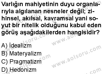 Felsefe 2 Dersi 2024-2025 yılı 2. Dönem sınavı 2. Soru Felsefe 2 Dersi 2024-2025 yılı 2. Dönem sınavı 2. Soru