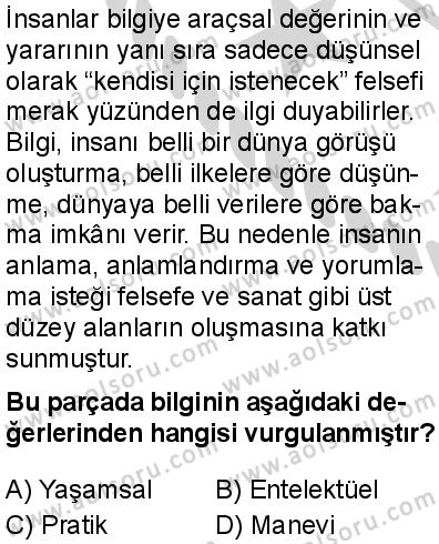 Felsefe 2 Dersi 2024-2025 yılı 2. Dönem sınavı 4. Soru Felsefe 2 Dersi 2024-2025 yılı 2. Dönem sınavı 4. Soru