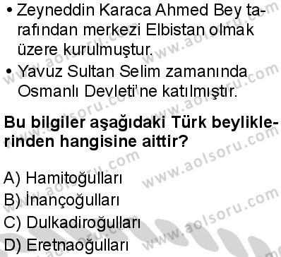 Tarih 3 Dersi 2024-2025 yılı 2. Dönem sınavı 4. Soru Tarih 3 Dersi 2024-2025 yılı 2. Dönem sınavı 4. Soru