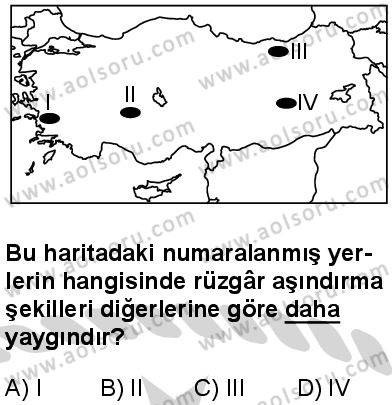Coğrafya 3 Dersi 2024-2025 yılı 2. Dönem sınavı 4. Soru Coğrafya 3 Dersi 2024-2025 yılı 2. Dönem sınavı 4. Soru