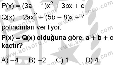 Matematik 3 Dersi 2024-2025 yılı 2. Dönem sınavı 8. Soru Matematik 3 Dersi 2024-2025 yılı 2. Dönem sınavı 8. Soru