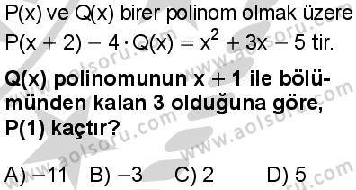 Matematik 3 Dersi 2024-2025 yılı 2. Dönem sınavı 9. Soru Matematik 3 Dersi 2024-2025 yılı 2. Dönem sınavı 9. Soru