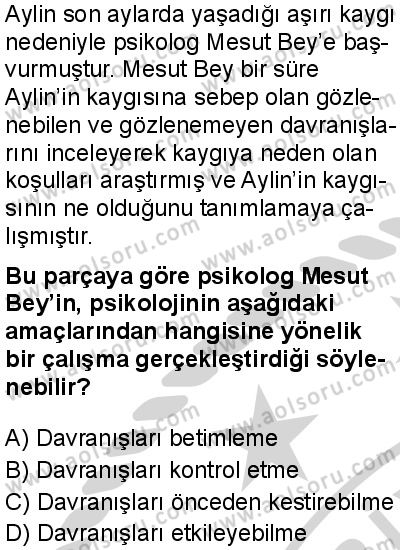 Seçmeli Psikoloji 1 Dersi 2024-2025 yılı 2. Dönem sınavı 1. Soru Seçmeli Psikoloji 1 Dersi 2024-2025 yılı 2. Dönem sınavı 1. Soru