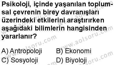 Seçmeli Psikoloji 1 Dersi 2024-2025 yılı 2. Dönem sınavı 3. Soru Seçmeli Psikoloji 1 Dersi 2024-2025 yılı 2. Dönem sınavı 3. Soru
