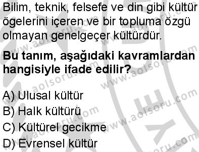 Seçmeli Sosyoloji 2 Dersi 2024-2025 yılı 2. Dönem sınavı 2. Soru Seçmeli Sosyoloji 2 Dersi 2024-2025 yılı 2. Dönem sınavı 2. Soru