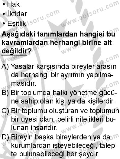 Seçmeli Sosyoloji 2 Dersi 2024-2025 yılı 2. Dönem sınavı 9. Soru Seçmeli Sosyoloji 2 Dersi 2024-2025 yılı 2. Dönem sınavı 9. Soru