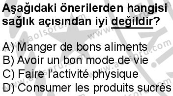 Fransızca 3 Dersi 2024-2025 yılı 2. Dönem sınavı 7. Soru Fransızca 3 Dersi 2024-2025 yılı 2. Dönem sınavı 7. Soru