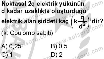 Seçmeli Fizik 2 Dersi 2024-2025 yılı 2. Dönem sınavı 2. Soru Seçmeli Fizik 2 Dersi 2024-2025 yılı 2. Dönem sınavı 2. Soru