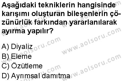 Kimya 3 Dersi 2024-2025 yılı 2. Dönem sınavı 10. Soru Kimya 3 Dersi 2024-2025 yılı 2. Dönem sınavı 10. Soru