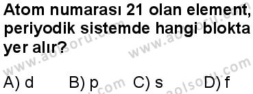 Seçmeli Kimya 1 Dersi 2024-2025 yılı 2. Dönem sınavı 3. Soru Seçmeli Kimya 1 Dersi 2024-2025 yılı 2. Dönem sınavı 3. Soru