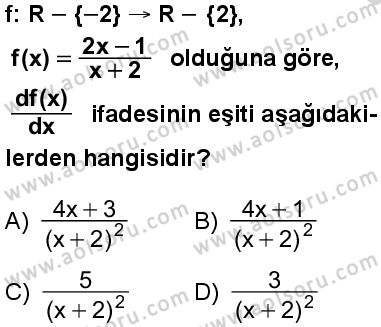 Seçmeli Matematik 4 Dersi 2024-2025 yılı 2. Dönem sınavı 3. Soru Seçmeli Matematik 4 Dersi 2024-2025 yılı 2. Dönem sınavı 3. Soru
