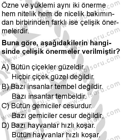Seçmeli Mantık 1 Dersi 2024-2025 yılı 2. Dönem sınavı 9. Soru Seçmeli Mantık 1 Dersi 2024-2025 yılı 2. Dönem sınavı 9. Soru