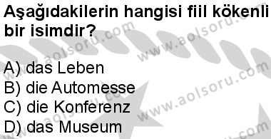 Almanca 6 Dersi 2024-2025 yılı 2. Dönem sınavı 9. Soru Almanca 6 Dersi 2024-2025 yılı 2. Dönem sınavı 9. Soru