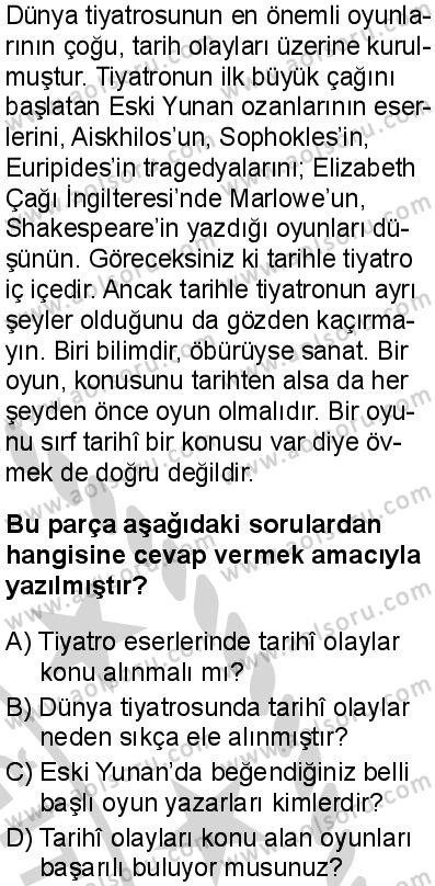Türk Dili ve Edebiyatı 2 Dersi 2024-2025 yılı 2. Dönem sınavı 8. Soru Türk Dili ve Edebiyatı 2 Dersi 2024-2025 yılı 2. Dönem sınavı 8. Soru