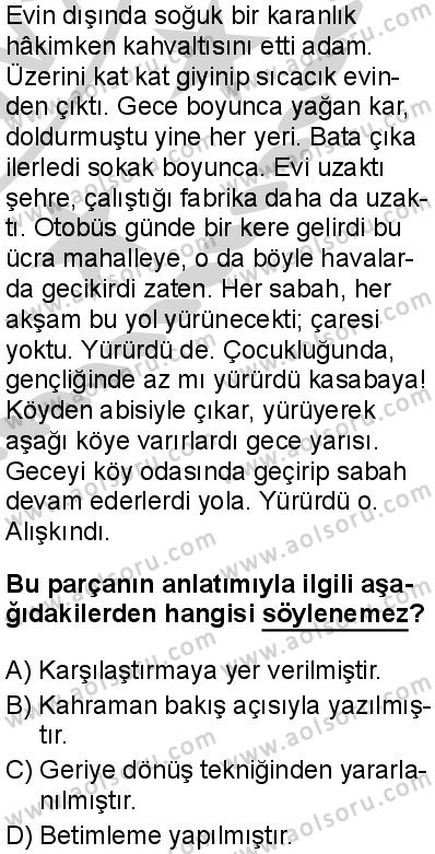 Türk Dili ve Edebiyatı 5 Dersi 2024-2025 yılı 2. Dönem sınavı 8. Soru Türk Dili ve Edebiyatı 5 Dersi 2024-2025 yılı 2. Dönem sınavı 8. Soru