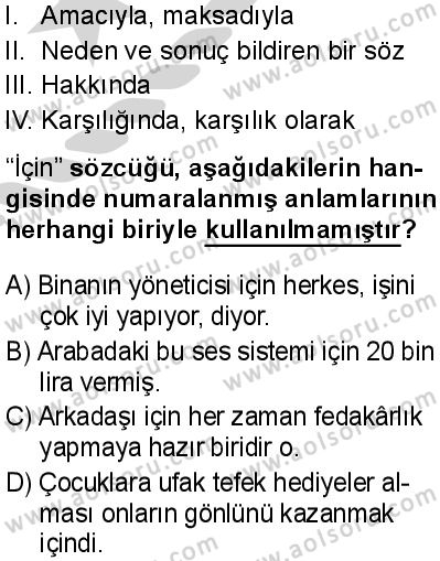 Türk Dili ve Edebiyatı 6 Dersi 2024-2025 yılı 2. Dönem sınavı 7. Soru Türk Dili ve Edebiyatı 6 Dersi 2024-2025 yılı 2. Dönem sınavı 7. Soru