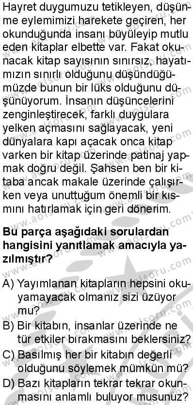 Türk Dili ve Edebiyatı 6 Dersi 2024-2025 yılı 2. Dönem sınavı 8. Soru Türk Dili ve Edebiyatı 6 Dersi 2024-2025 yılı 2. Dönem sınavı 8. Soru