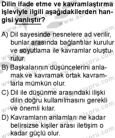 Felsefe 1 Dersi 2024-2025 yılı 3. Dönem sınavı 9. Soru