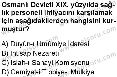 Seçmeli Tarih 2 Dersi 2024-2025 yılı 3. Dönem sınavı 9. Soru