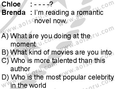 İngilizce 1 Dersi 2024-2025 yılı 3. Dönem sınavı 7. Soru