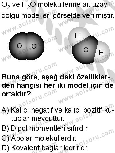 Kimya 2 Dersi 2024-2025 yılı 3. Dönem sınavı 7. Soru
