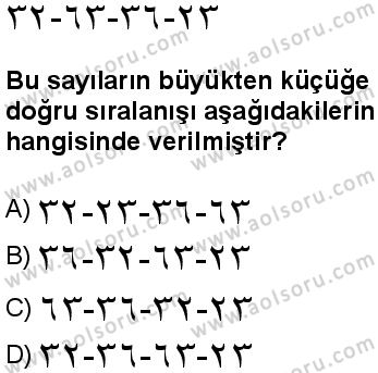 Osmanlı Türkçesi 1 Dersi 2024-2025 yılı 3. Dönem sınavı 5. Soru