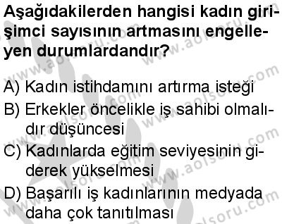 Seçmeli Girişimcilik 1 Dersi 2024-2025 yılı 3. Dönem sınavı 4. Soru