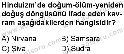 Din Kültürü ve Ahlak Bilgisi 8 Dersi 2024-2025 yılı 3. Dönem sınavı 9. Soru