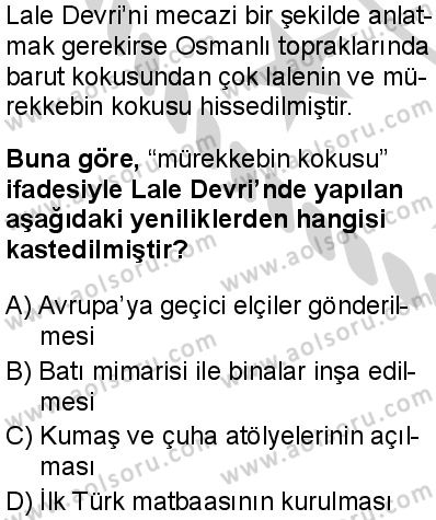Seçmeli Tarih 1 Dersi 2024-2025 yılı 3. Dönem sınavı 6. Soru