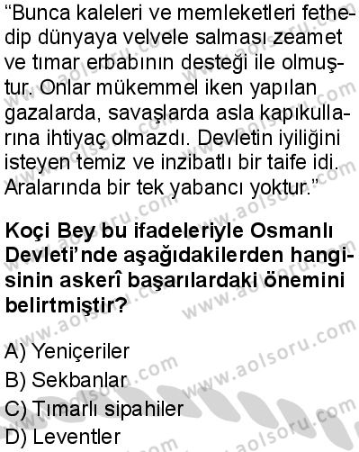 Seçmeli Tarih 1 Dersi 2024-2025 yılı 3. Dönem sınavı 7. Soru